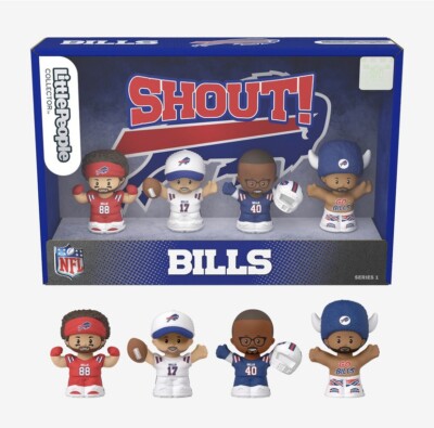 Fisher Price 2023 Bills Shout! Collectables, Josh Allen, Mafia.