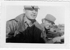 ORIGINAL VINTAGE PHOTO: Military Men Male Uniform 40's 40s 1940's WW2 WWII
