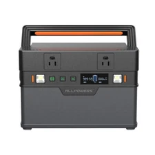 ALLPOWER Portable Power Station 700W 606Wh Solar Generator For Outdoor Camping