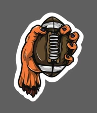 Football Sticker Monster Hand Waterproof