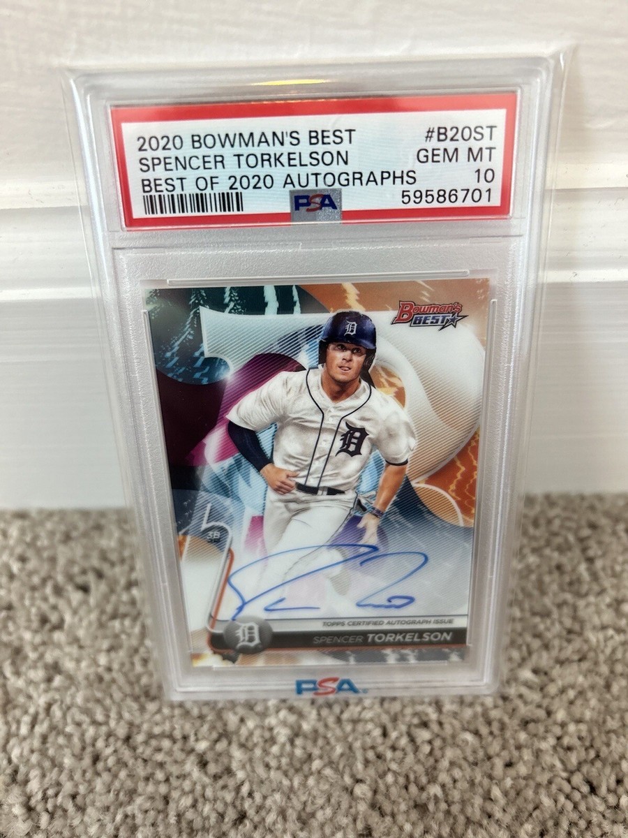 その他 2020 bowman spencer torkelson PSA10 2020 bowman best of 2020 auto spencer torkelson psa 10 | eBay