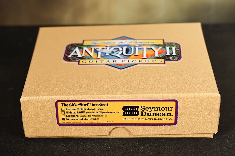 SEYMOUR DUNCAN Antiquity II 60's Surfer for Strat Pickup Set SEYMOUR DUNCAN Antiquity II 60's Surfer for Strat Pickup Set
