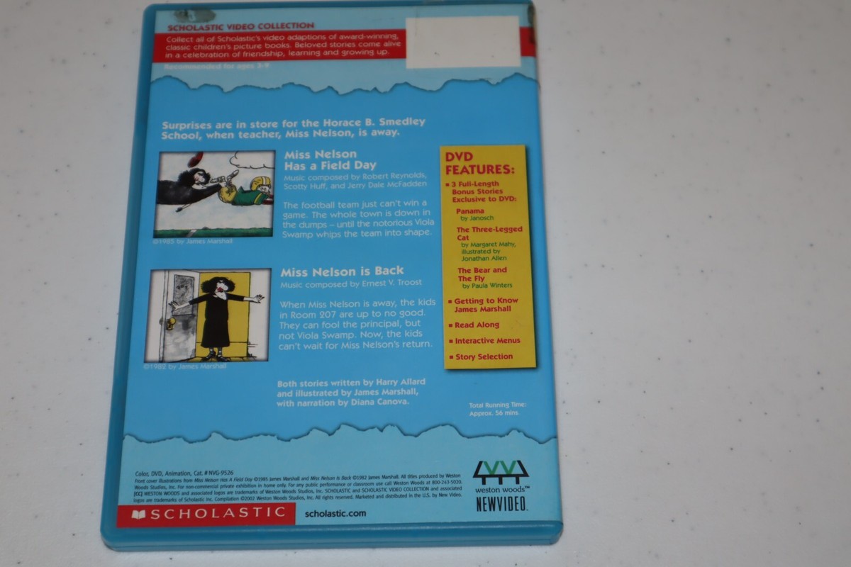 Miss Nelson has a Field Dayand Miss Nelson is Back (DVD, 2003