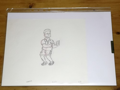 Die Simpsons Produktion Kunst Animation Zeichnung Cel Cartoon Staffel 16 TV Serie - Bild 11 von 12
