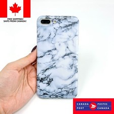 White Marble Case Cover For Apple iPhone Models - Free Shipping From Canada