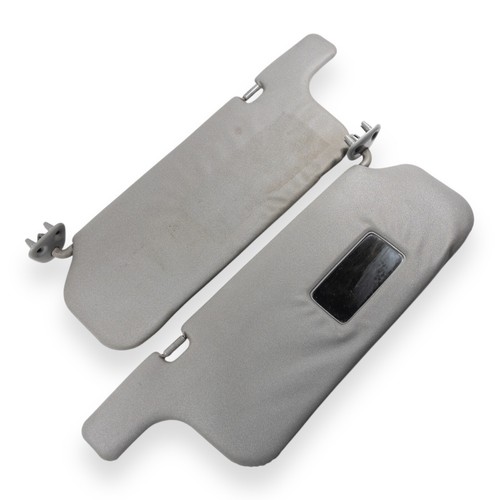 1996-2000 Toyota RAV4 Driver & Passenger Side Sun Visor Pair Gray Vinyl - Picture 2 of 7