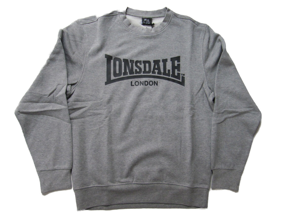 Lonsdale Ess Logo Men Pullover Sweatshirt Sweater S M L XL Lonsdale Ess Logo Men Pullover Sweatshirt Sweater S M L XL