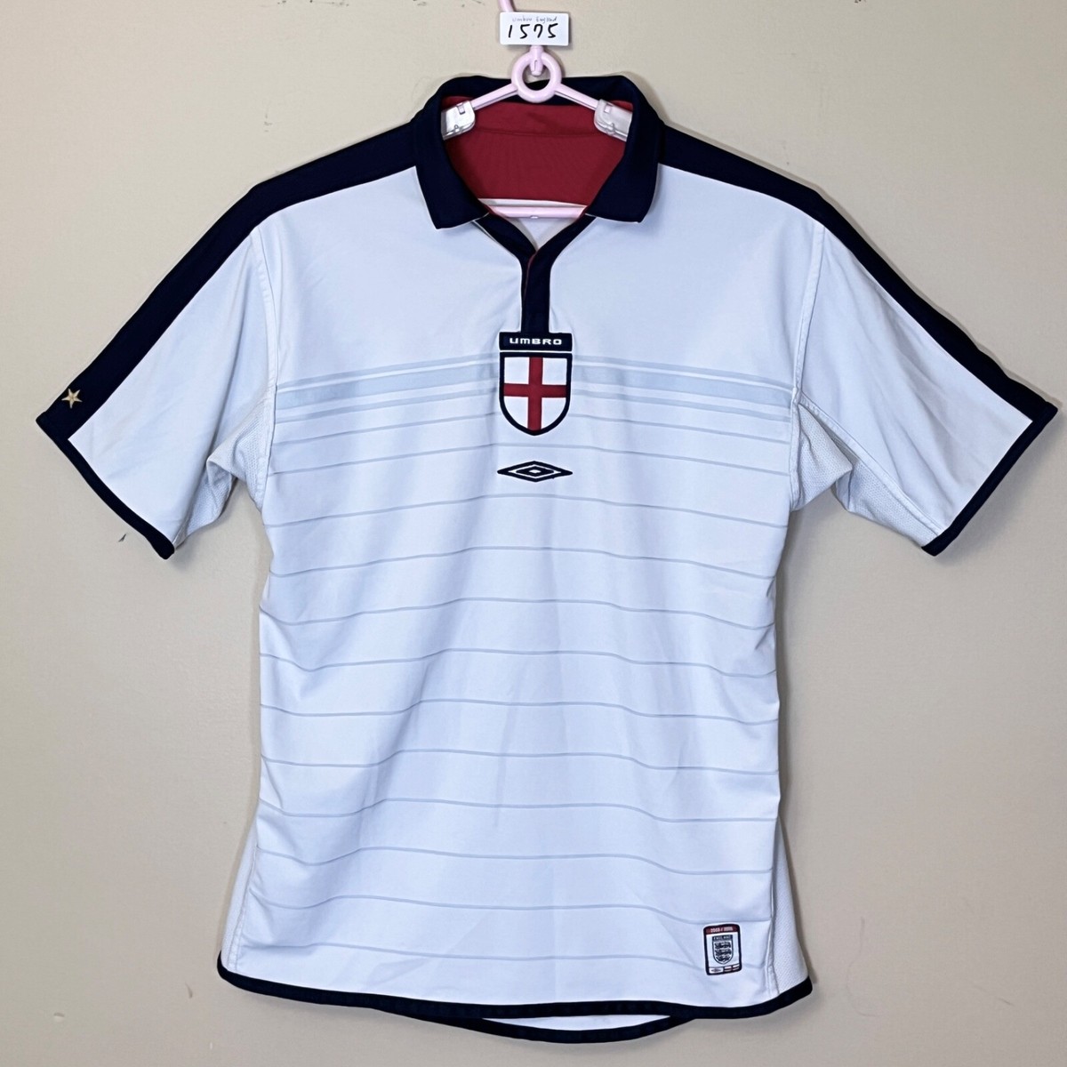 Vintage Umbro England 2003-2005 Reversible Football Soccer