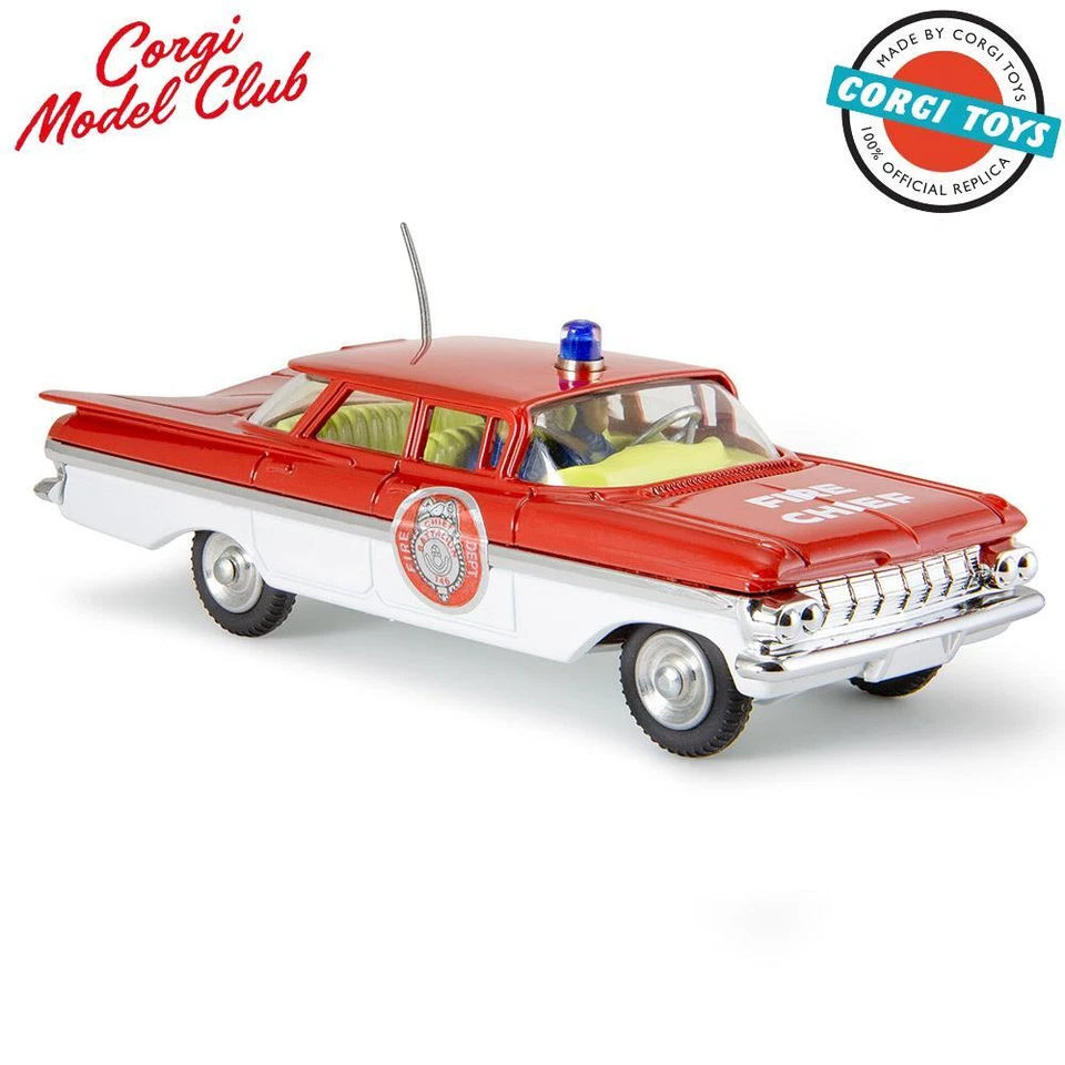 Corgi Model Club Chevrolet Fire Chief Diecast Boxed Model Car inc CoA - Image 2 of 4