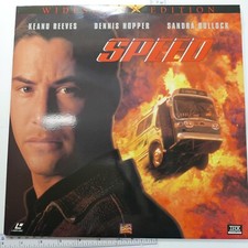 SPEED Laserdisc LD Laser Disc Keanu Reeves Dennis Hopper Sandra Bullock THX
