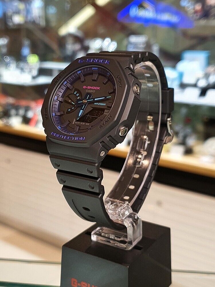 Casio G-Shock GA-2100VB-1A Resin Strap Men Watch Black Casio G-Shock GA-2100VB-1A Resin Strap Men Watch Black