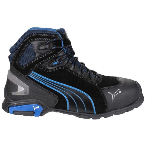 Puma Safety Rio Mid Black Mens Leather+Other Safety Boots - Picture 8 of 8