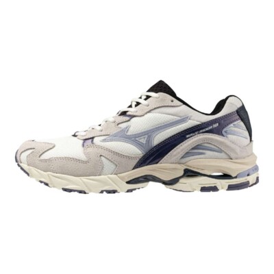 MIZUNO WAVE RIDER 10 D1GA2474 01 Off-White Hellgrau Lila Weite 2E