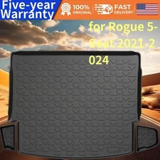 ✅Trunk Mat Compatible with Rogue 5-Seat 2021-2024 Cargo Liner Trunk Liners Rear