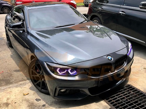 For BMW F32 F33 F36 F82 F83 Concept M4 Iconic Style Dynamic RGB LED Angel Eyes - Picture 23 of 26