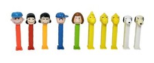 10x Lot Vintage Set Pez Dispensers Charlie Brown Snoopy Lucy Woodstock 60's