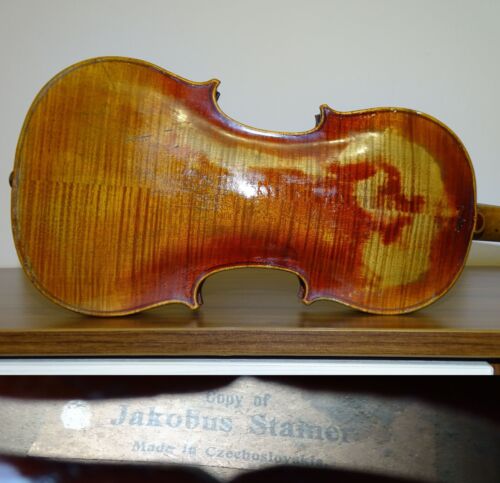 ATTIC FOUNDING 3/4 VIOLIN labelled JAKOBUS STAINER (Nr. 396) - Picture 1 of 24