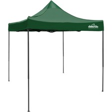 2x2m Pop-Up Gazebo - GREEN Heavy Duty Frame & Water Resistant - Garden Pavillion