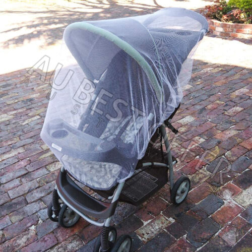 Stroller Anti Fly Mosquito Insect Net Mesh Buggy Cover For Pushchair Pram AU - Picture 7 of 8