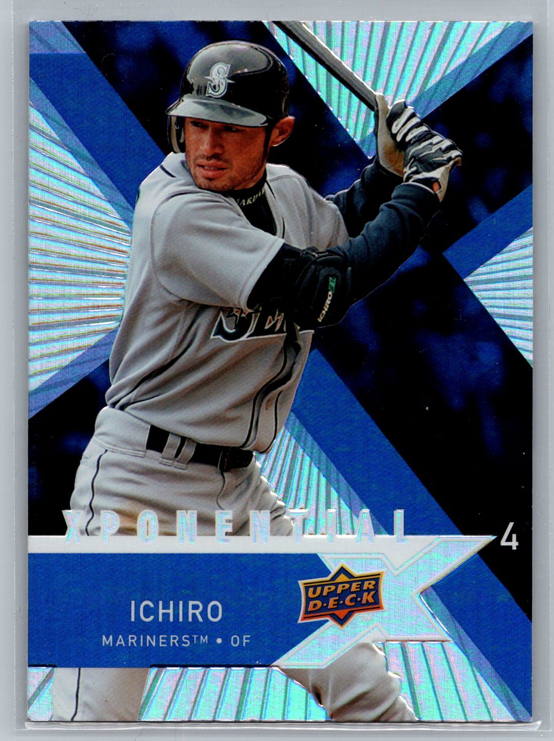 2008 Upper Deck X #X4-IS Ichiro Suzuki Xponential 4 Very good