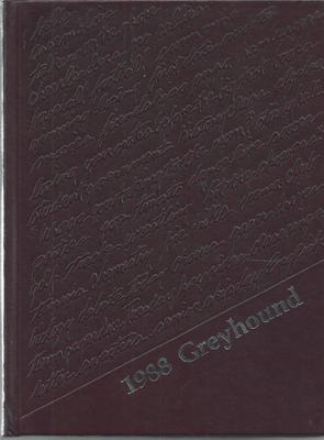 1988 NAUGATUCK HIGH SCHOOL YEARBOOK, THE GREYHOUND, NAUGATUCK, CONNECTICUT