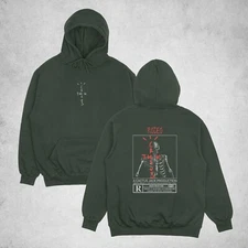 Cactus Jack Rodeo Album Cover Hoodie, Two Sided Travis Scott Hoodie