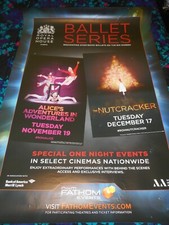 ROYAL OPERA HOUSE: BALLET SERIES  - ORIGINAL DOUBLE-SIDED ROLLED POSTER