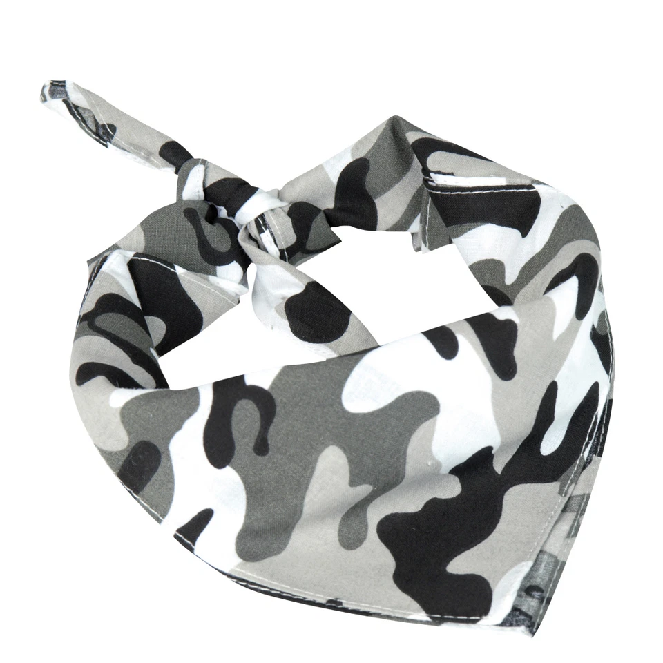 Urbain Camo Coton Bandana - 100% Camouflage Militaire Foulard ?charpe Arm?e Neuf - Photo 1/1