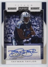 2017 Panini Playoff RPS Auto Kickoff /99 Taywan Taylor #RPS-TT Auto 11h6