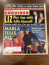 NATIONAL ENQUIRER January 22 1991 Donald Trump / Marla Maples