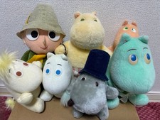 Moomin Plush Toy Set of 7 Collectible Figures Authentic Japan Character Goods