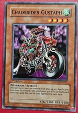 1x Yu-Gi-Oh! Chaosrider Gustaph - SDDE-EN012 - Common - 1st Edition - NM