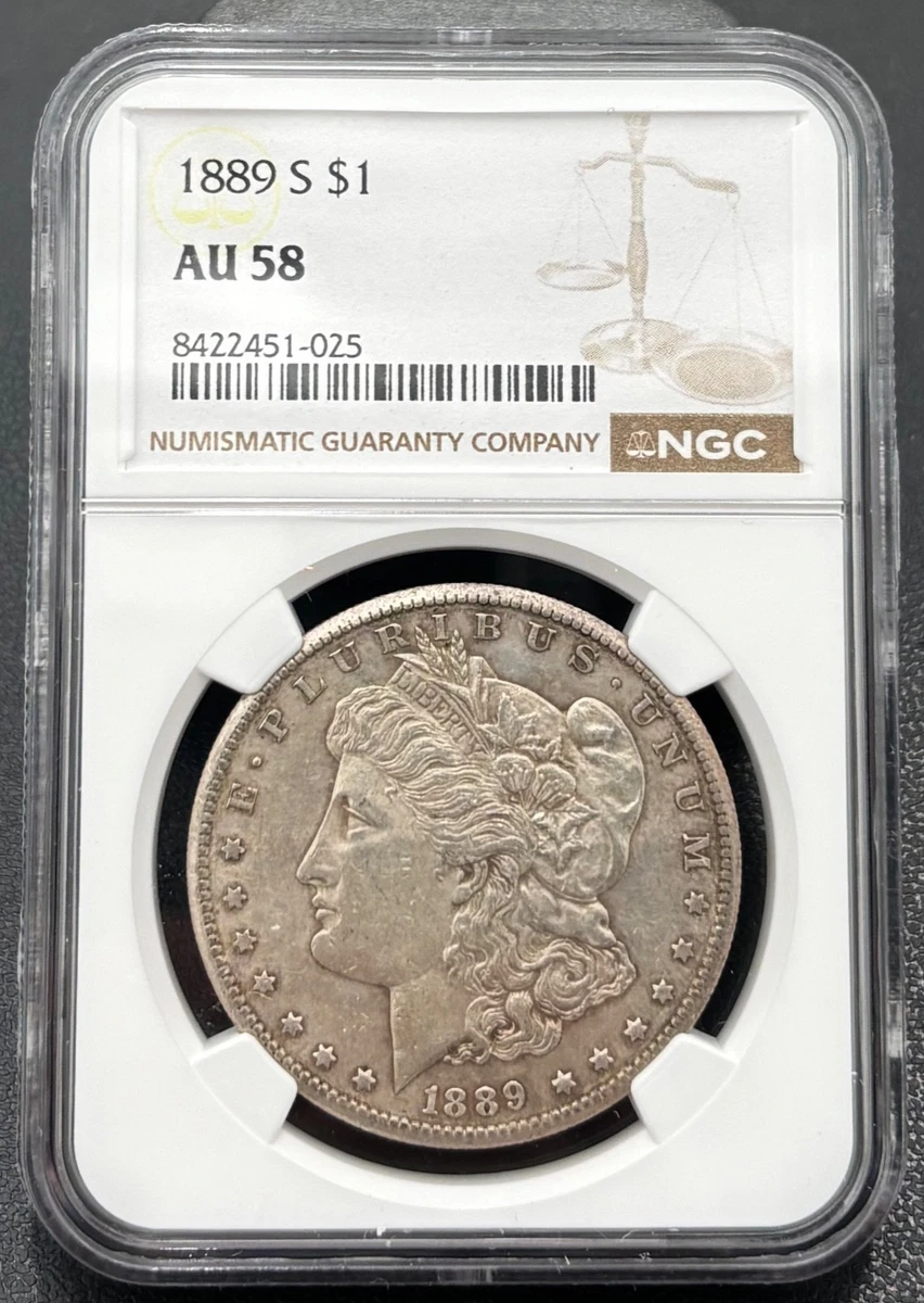 AU 58 Graded 1889 Year Morgan US Dollars (1878-1921) for sale | eBay
