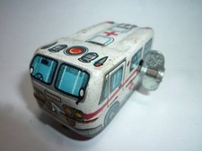 Exhibition Retro Tin Spring Ambulance Made in Japan MADE IN JAPAN From Japan