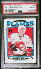 2016 UD O-PEE-CHEE #681 Matthew Tkachuk Update-Retro || PSA 10 GEM MT