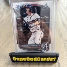 2025 Bowman Draft Cody Miller 1st Mojo Refractor (RC) #BDC-91 Braves 