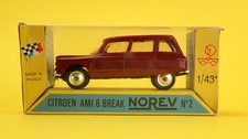 NOREV # 02 - CITROËN AMI 6 BREAK - ANCIEN PLASTIQUE NEUF BOÎTE