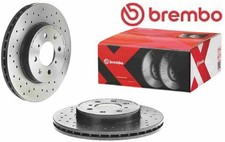2x Bremsscheibe Brembo 09.5509.1X 2 Bremsscheiben Vorderachse Vorne
