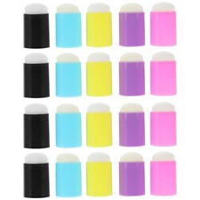 25 Pcs Finger Drawing Sponge Set Daubers for Stenciling Painting Kit