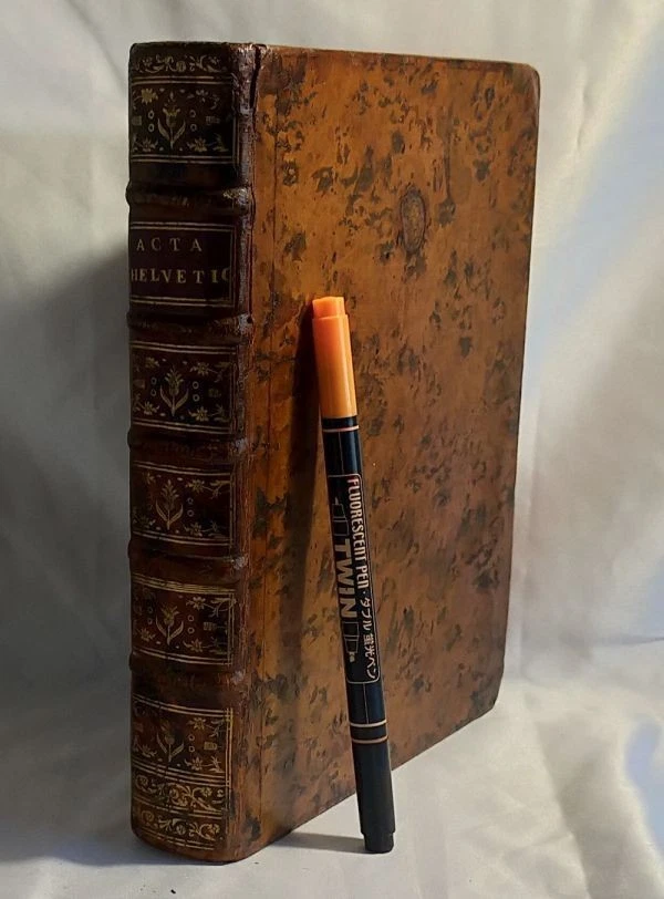 1751/1755 Acta Helvetica Vol.1-2 Basel Scientific Journal Bernoulli Engravings - Image 2 of 4