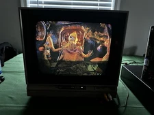 Commodore 64 1702 CRT Monitor Computer Gaming TV Tested & Working