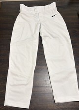 Nike Team Engineered Baseball Pants Youth Size Medium White