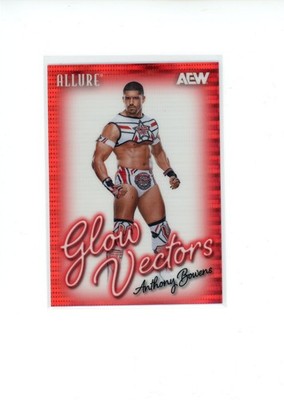 2026 Upper Deck Allure AEW Anthony Bowens #GV-4 Glow Vectors Red 26/199