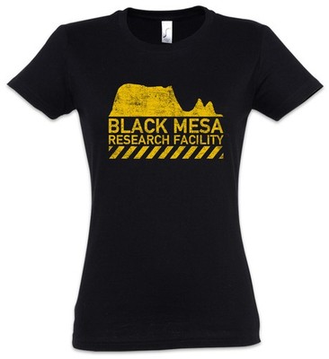 Black Mesa Damen T-Shirt Research Facility Gamer Gaming PC Half Fun Games Fun