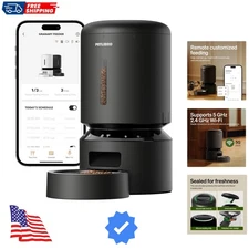 Automatic Cat & Dog Feeder - WiFi Control, Freshness Preservation, Voice Alerts