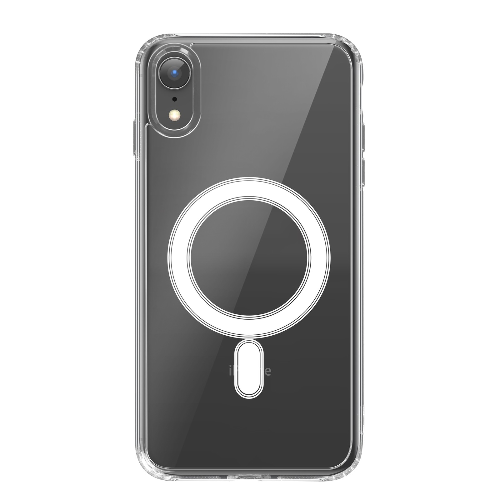 Coque iPhone XR Swissten MagStick Clear Jelly抗 de qualité premium