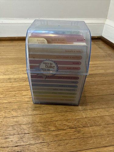 Vintage EASY TO BAKE EASY TO MAKE Recipes 500+ Cards + Box Home Baking Cooking