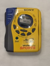 Tested and Working Sony Sports Walkman WM-FS493 AM FM Radio Cassette Player 