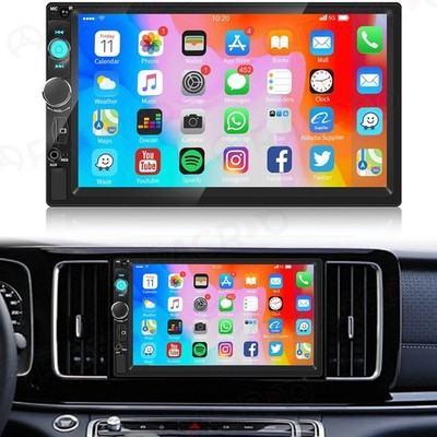 7'' Double 2DIN Car MP5 Player Bluetooth Touch Screen Stereo Radio FM Mirror Link