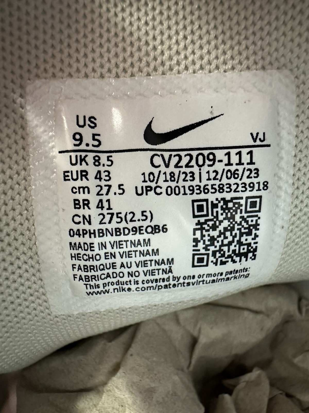 Nike P-6000 White Sail Vast Grey | Brand New | UK8.5 image 6